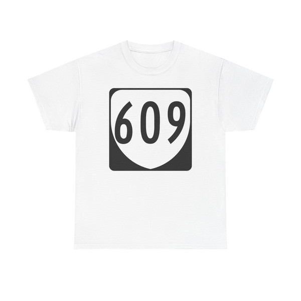 Virginia 609 1980 (Virginia) (Road Sign) T-Shirt (0dcc90)
