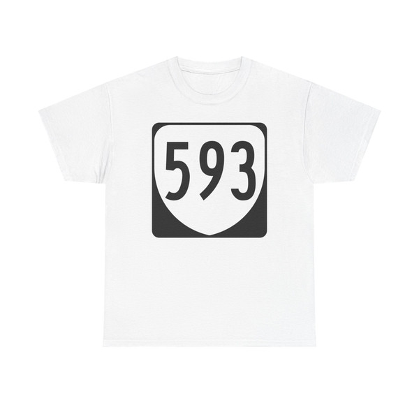 Virginia 593 1980 (Virginia) (Road Sign) T-Shirt