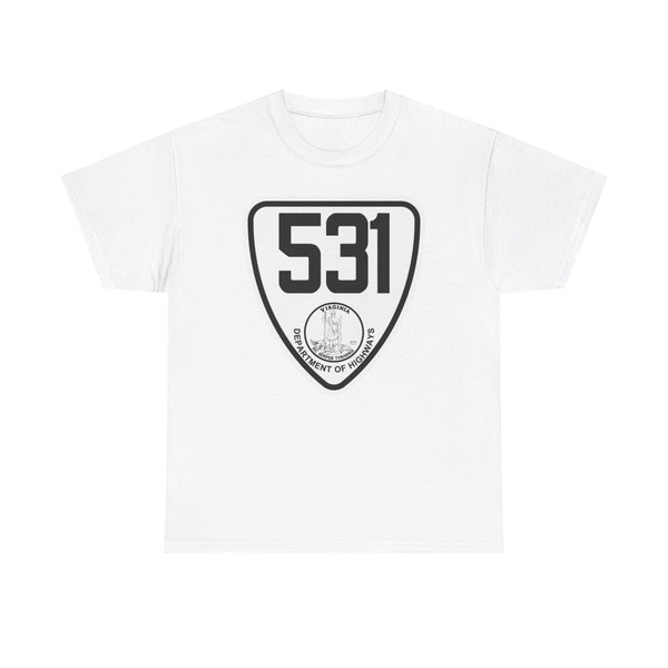 Virginia 531 1924 (Virginia) (Road Sign) T-Shirt