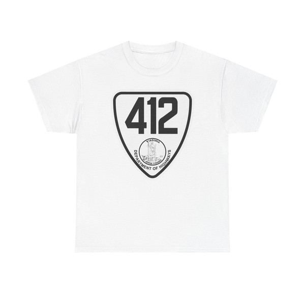 Virginia 412 1924 (Virginia) (Road Sign) T-Shirt