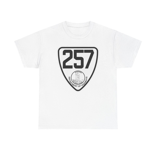 Virginia 257 1924 (Virginia) (Road Sign) T-Shirt