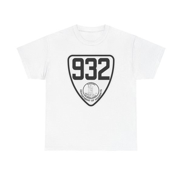 Virginia 932 1924 (Virginia) (Road Sign) T-Shirt