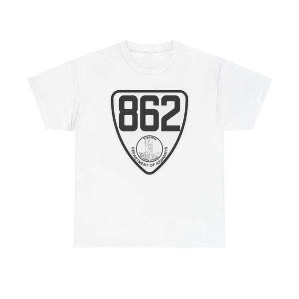 Virginia 862 1924 (Virginia) (Road Sign) T-Shirt