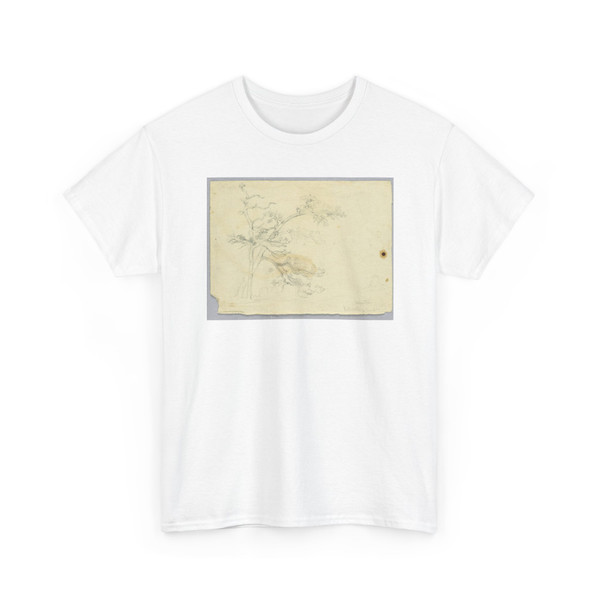 Daniel Huntington, American, 1816–1906 - Study of Two Pines, Catskill Mountains - ca. 1840 - T-Shirt