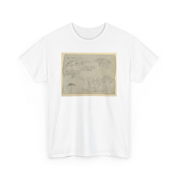 Frederic Edwin Church, American, - Birds and Trees along the Río Magdalena, Colombia - May 1853 v2 - T-Shirt