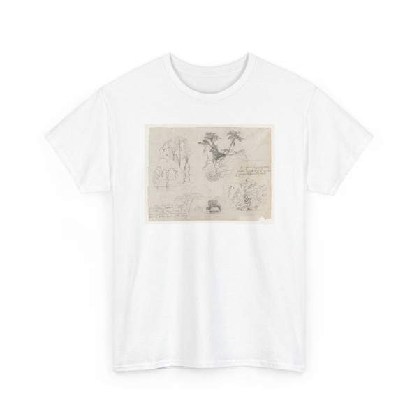 Frederic Edwin Church, American, - Botanical Sketches with a House, Colombia - May–October 1853 v3 - T-Shirt