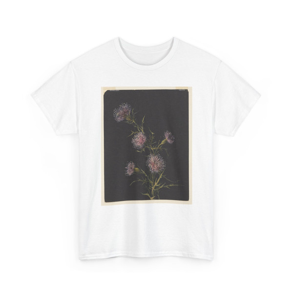 Sophia L. Crownfield, (American, - Study of Thistles - ca. 1890 v1 - T-Shirt