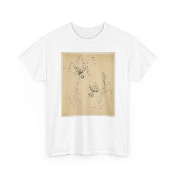 Sophia L. Crownfield, (American, - Study of Tiger Lilies - early 20th century v1 - T-Shirt