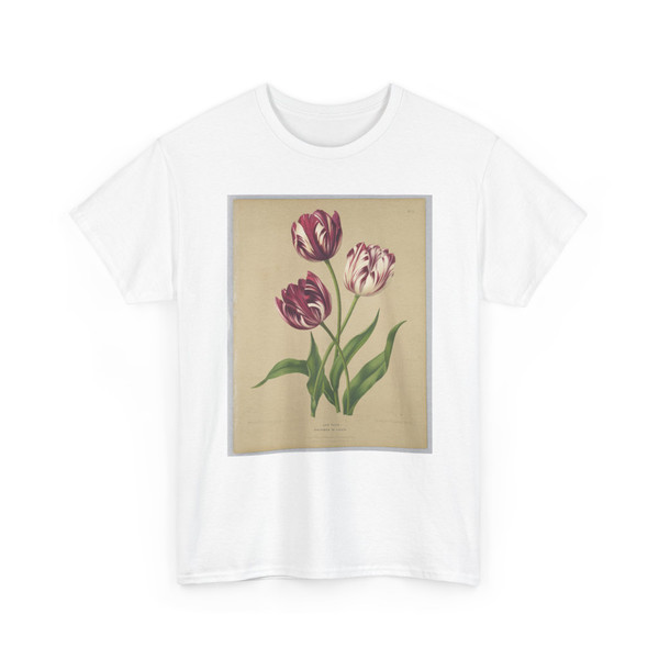 unknown - Late Tulips - Bybloemen or Violets - 19th century - T-Shirt