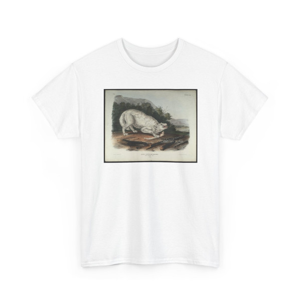 Bowen, John T. - Canis Lupus, Linn (Var Albus) - 1845 - T-Shirt