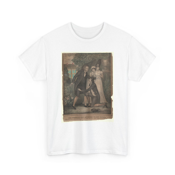 D.W. Kellogg and Company - The Prodigal Son Returned to His Father by D.W. Kellogg and Company - ca 1838 - T-Shirt
