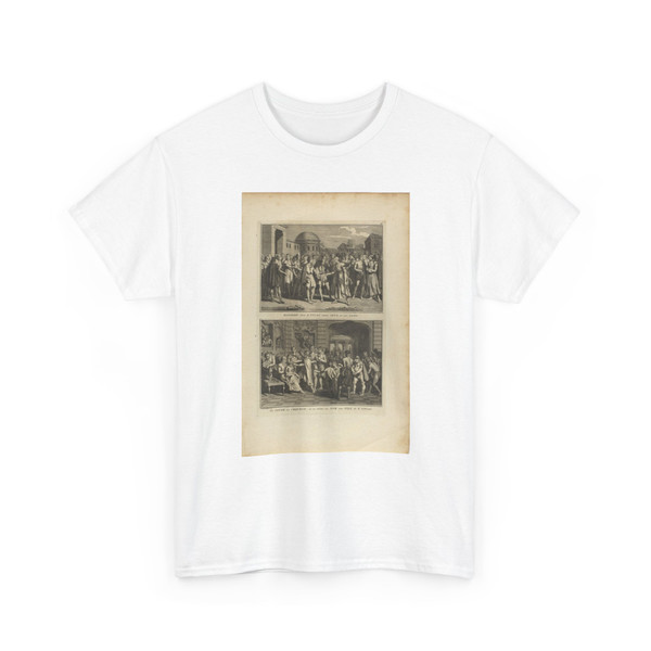 Bernard Picart, French, born Paris, - Manière dont l'Yncas Marie...-On Coupe les Cheveux, et on Donne un Nom... - 1723 - T-Shirt
