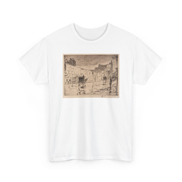 Childe Hassam, born Dorchester, MA - The Billboards, New York - 1916 - T-Shirt