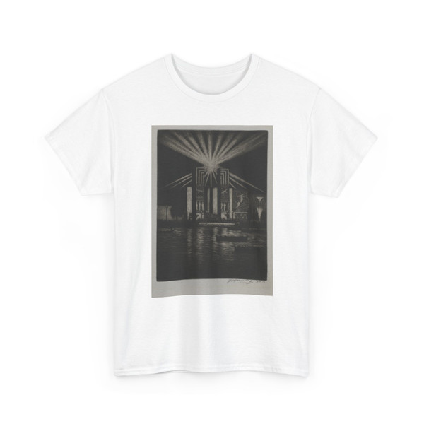 Edward Timothy Hurley, born Cincinnati, - Electrical Building at Night, Chicago Fair, 1933 - 1933 - T-Shirt