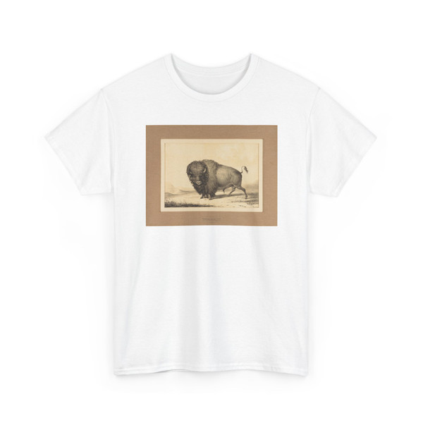 George Catlin, born Wilkes-Barre, PA - Buffalo Bull-no. 2 - unknown - T-Shirt