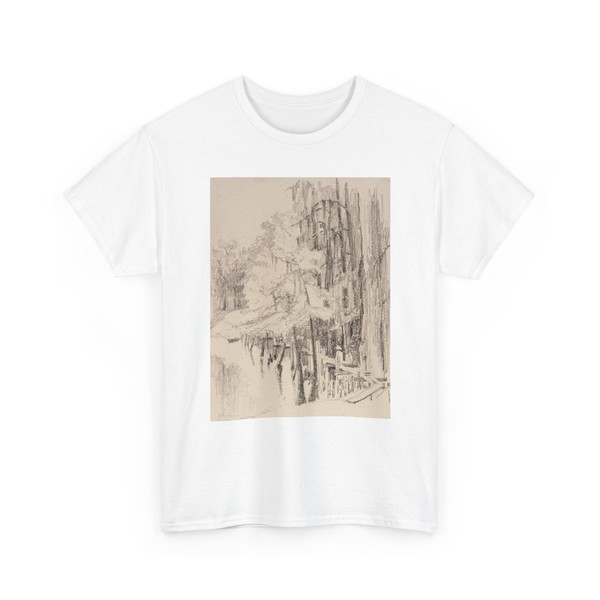 Helen Hyde, born Lima, NY 1868-died - Footbridge - 1917 - T-Shirt