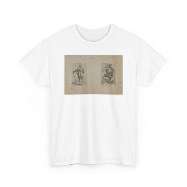 Salvator Rosa, Italian, born Naples, - (Figurine Series) Back of Helmeted Man, Standing - unknown - T-Shirt