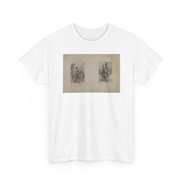 Salvator Rosa, Italian, born Naples, - (Figurine Series) Seated Figure with Pointed Head - unknown - T-Shirt
