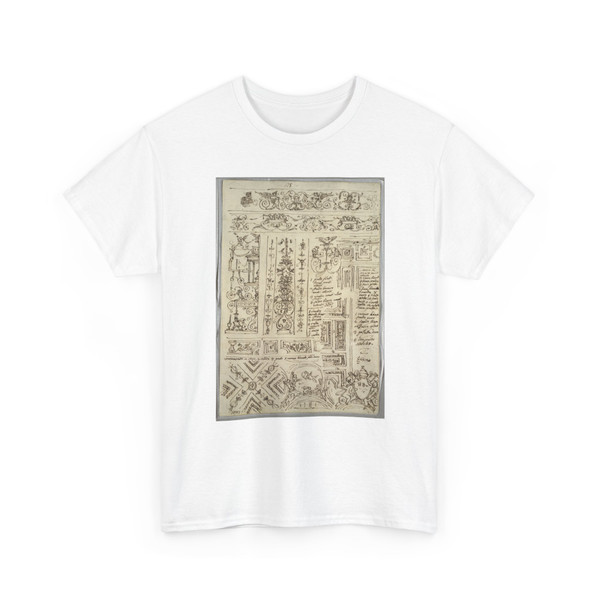 Felice Giani, Italian, 1758–1823 - Decorative Studies of Candelabrum and a Ceiling - 1814–18 - T-Shirt