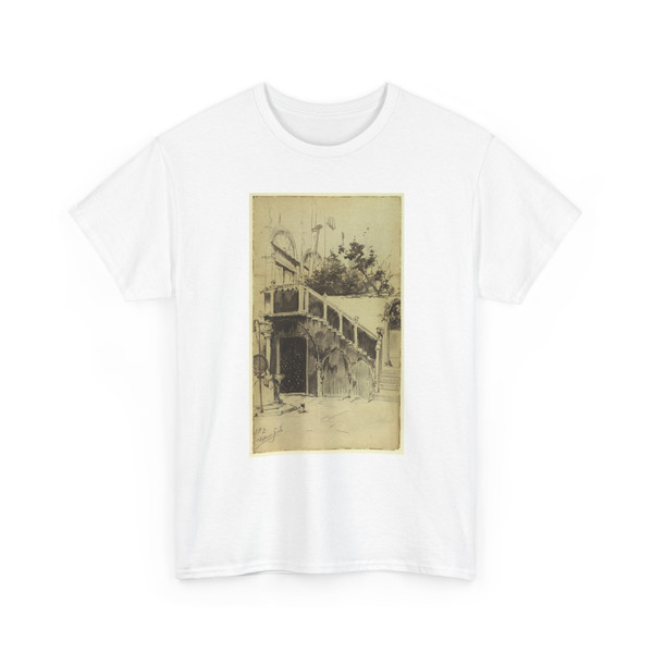 Francis Hopkinson Smith, American, - The Grand Staircase, Palazzo Contarini - ca. 1890 - T-Shirt