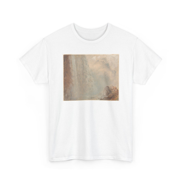 Frederic Edwin Church, American, - At the Base of the American Falls, Niagara Falls, New York - 1856 or 1858 v1 - T-Shirt