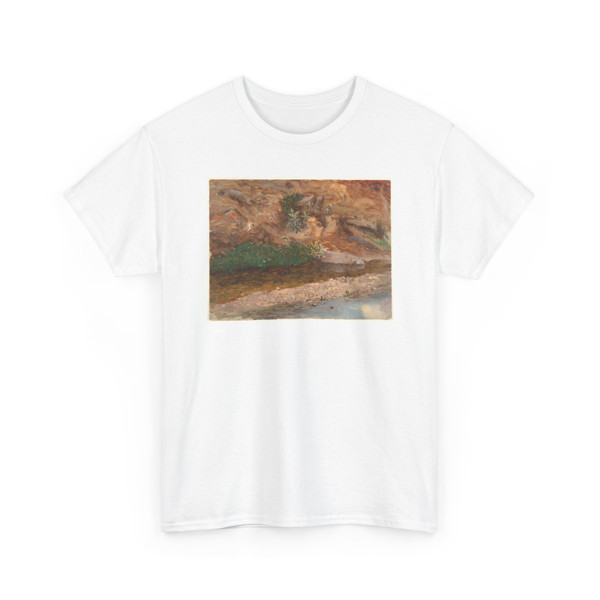 Frederic Edwin Church, American, - Bank of a Stream - 1860–70 v1 - T-Shirt