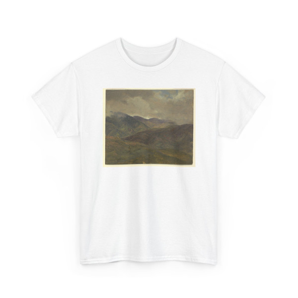 Frederic Edwin Church, American, - Blue Mountains and Gray Clouds, Jamaica - May–September 1865 v3 - T-Shirt