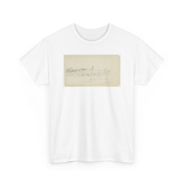 Frederic Edwin Church, American, - Birches and Evergreens on Pemadumcook Lake, Maine - October 3, 1878 v1 - T-Shirt