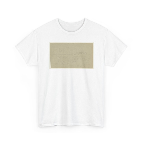 Frederic Edwin Church, American, - Clouds above Hills - 1865–75 v1 - T-Shirt