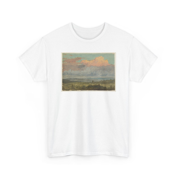 Frederic Edwin Church, American, - Clouds above the Hudson Valley, New York - July 1866 v1 - T-Shirt