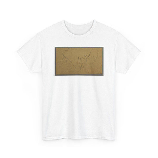 Frederic Edwin Church, American, - Clouds over Mountain Peaks - August - September, v4 - T-Shirt