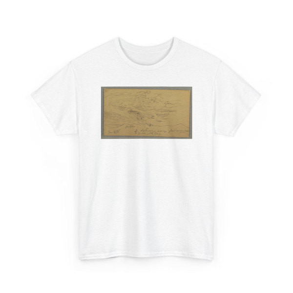 Frederic Edwin Church, American, - Clouds over the Catskills, Hudson, New York - January 1875 v3 - T-Shirt