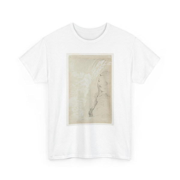 Frederic Edwin Church, American, - Horseshoe Falls and Table Rock, Niagara Falls, Canada - 1856 v1 - T-Shirt