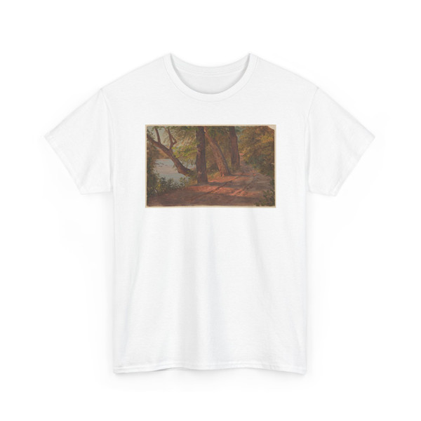 Frederic Edwin Church, American, - Lake Road at Olana - 1880-1890 v1 - T-Shirt
