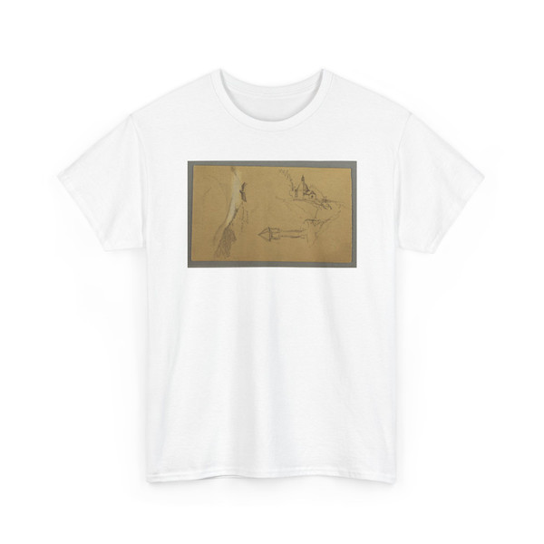 Frederic Edwin Church, American, - Landscape and Architecture Sketches, Switzerland - August 1868 v3 - T-Shirt