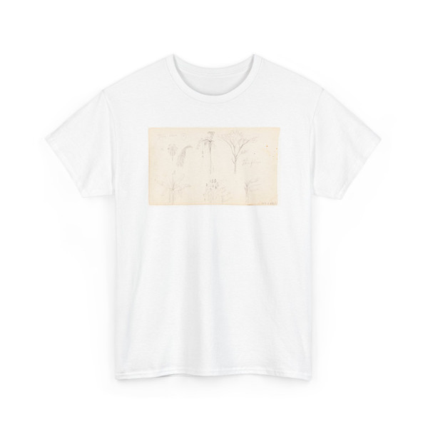 Frederic Edwin Church, American, - Landscape near Guayaquil, Ecuador, Part Two - May 21, 1857 v2 - T-Shirt