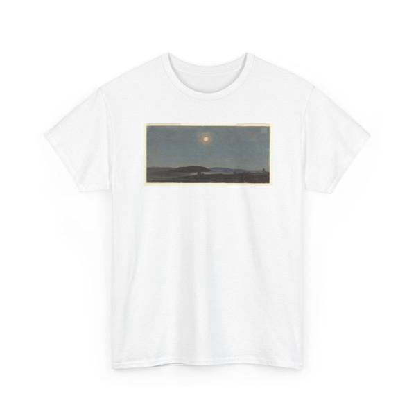 Frederic Edwin Church, American, - Moon Rising over the Porcupine Islands, Bar Harbor, Maine - probably 1860 v2 - T-Shirt