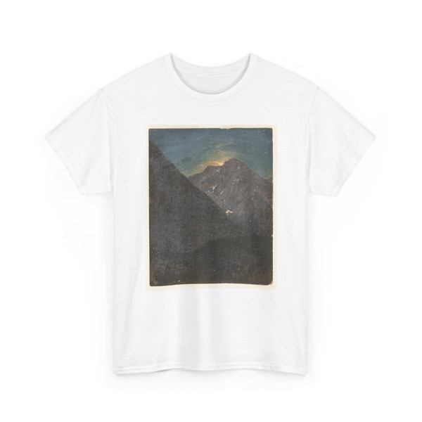 Frederic Edwin Church, American, - Moonrise over the Alps, Bavaria - July 1868 v1 - T-Shirt