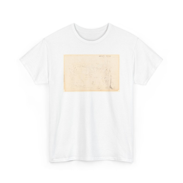 Frederic Edwin Church, American, - Moses Rock, near the Catskill Mountain House, Catskill, New York - July 1844 v1 - T-Shirt