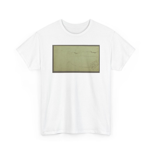 Frederic Edwin Church, American, - Mountain Range across a Plain - April or May 1868 v2 - T-Shirt