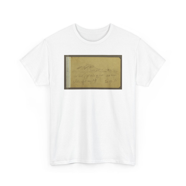 Frederic Edwin Church, American, - Mountain Range, Mexico - February 27, 1893 v2 - T-Shirt