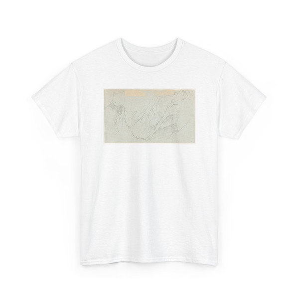 Frederic Edwin Church, American, - Mountain Valley near the Königssee, Germany - July 1868 v1 - T-Shirt