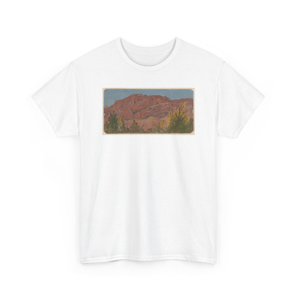 Frederic Edwin Church, American, - Mountain View on the Road to Baalbek, Lebanon - May 1868 v1 - T-Shirt