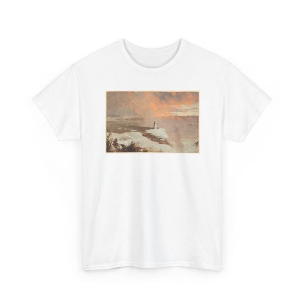 Frederic Edwin Church, American, - Niagara Falls and Terrapin Tower in Winter, New York - March 1856 v1 - T-Shirt