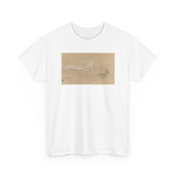 Frederic Edwin Church, American, - Niagara, Horseshoe Falls and Goat Island - October 1856 v4 - T-Shirt