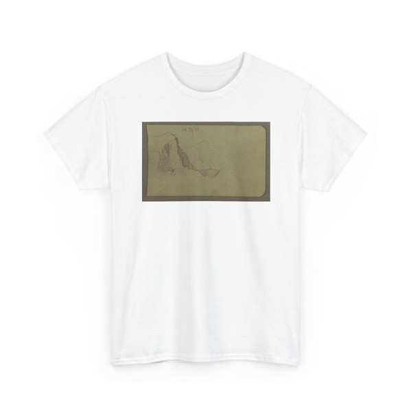 Frederic Edwin Church, American, - Rugged Mountainside, Mexico - February 25, 1890 v2 - T-Shirt