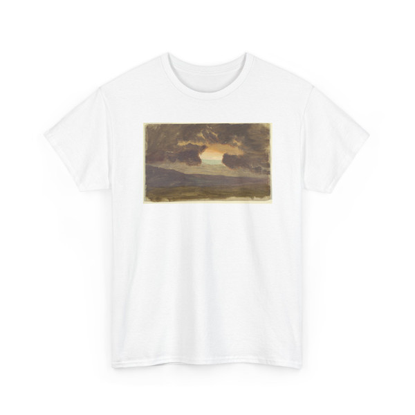 Frederic Edwin Church, American, - Sunset Clouds over Purple Mountains - 1870–80 v3 - T-Shirt