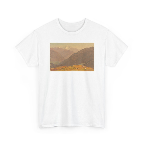 Frederic Edwin Church, American, - The Hoher Göll and Schönfeldspitze, near Berchtesgaden, Bavaria (Germany) - June - July 1868 v1 - T-Shirt
