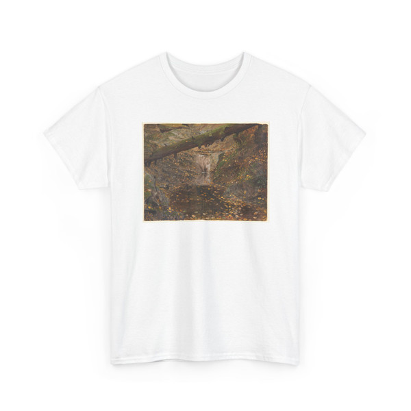 Frederic Edwin Church, American, - Woodland Stream, Late Autumn - probably October v1 - T-Shirt