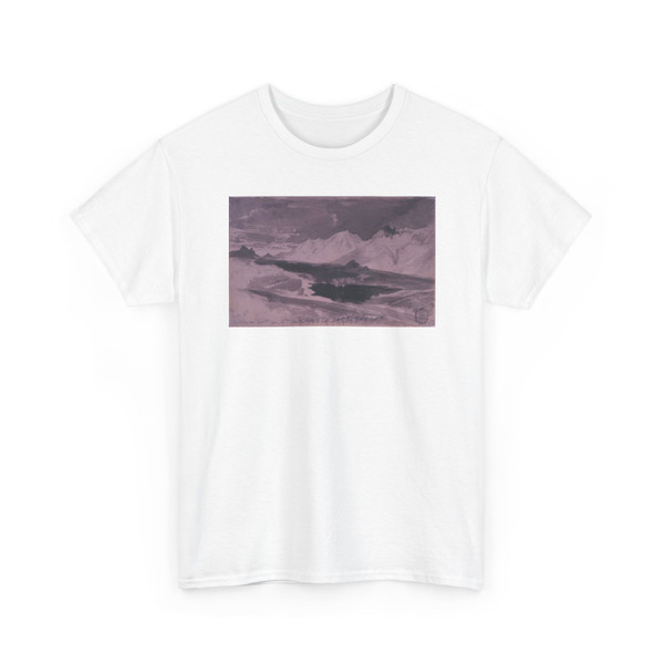 Thomas Moran, American, b. Britain, - The Arkansas Divide - August 1874 v2 - T-Shirt